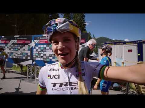 Evie wins in Lenzerheide Trek Race Shop