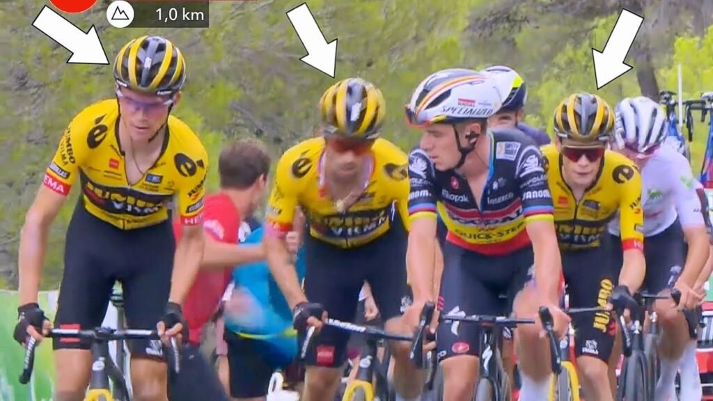 Jumbo Visma Try to Bully Remco Evenepoel on Steep Climb