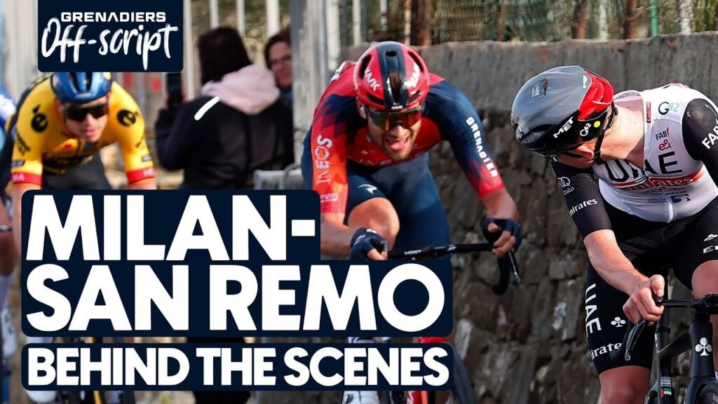 Off Script On the Milan San Remo podium Behind the scenes