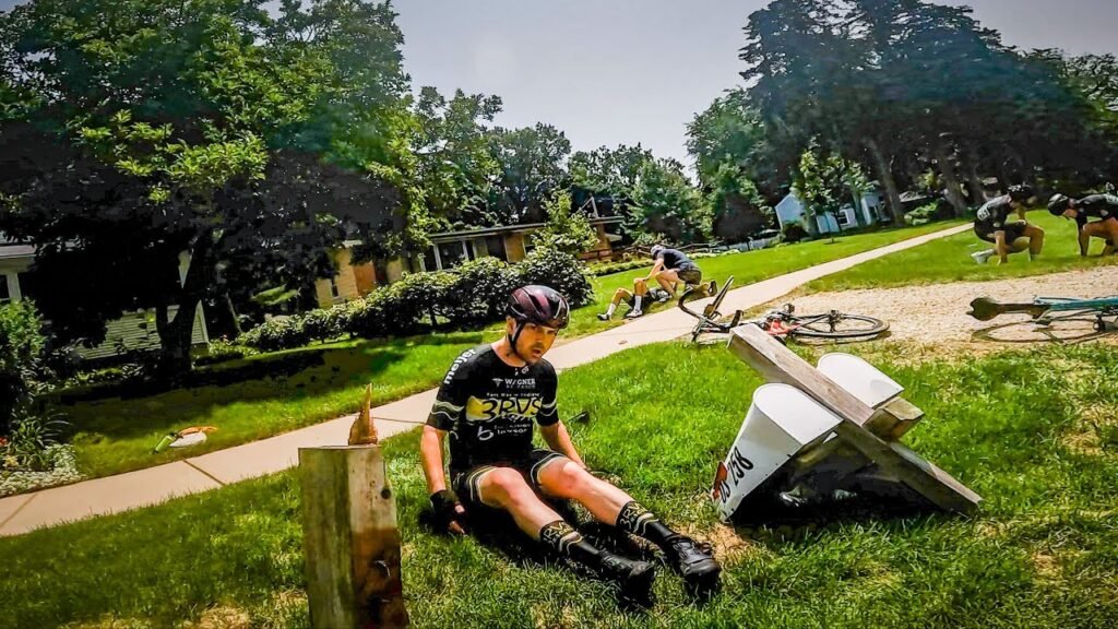 Unstoppable Cyclist Meets Immovable Mailbox