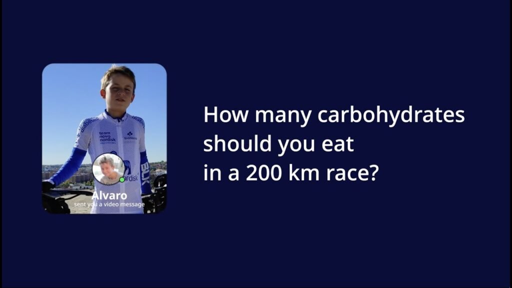 Young TNN fan Alvaro asks Stephen Clancy how many carbs