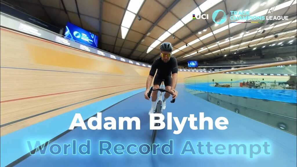 Adam Blythe attempts to break Jeffrey Hoogland 1 km World