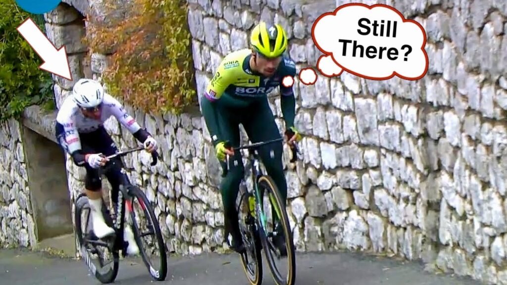 Primoz Roglic Attacks Remco Evenepoel on Steep Ramp Paris Nice