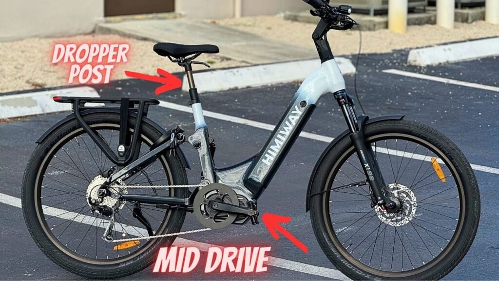 Himiway A7 Pro A Mid Drive E Bike with a Ton of