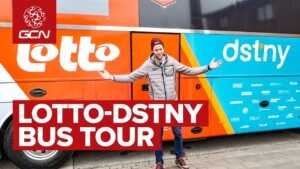 Inside Team Lotto Dstnys Bus