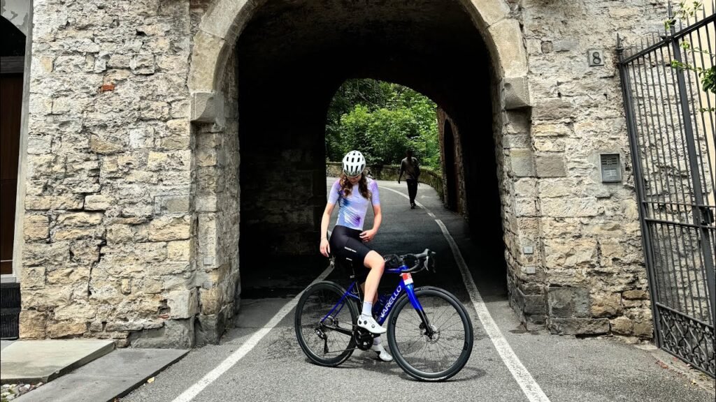 SANTINI FACTORY LUNCHTIME RIDE BERGAMO ITALY Amy
