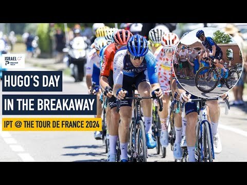 Hugos day in the breakaway stage 2 at the Tour