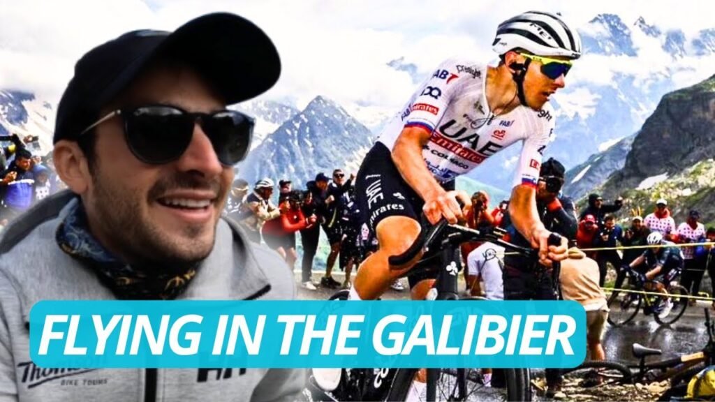 WATCHING POGACAR VICTORY in the GALIBIER