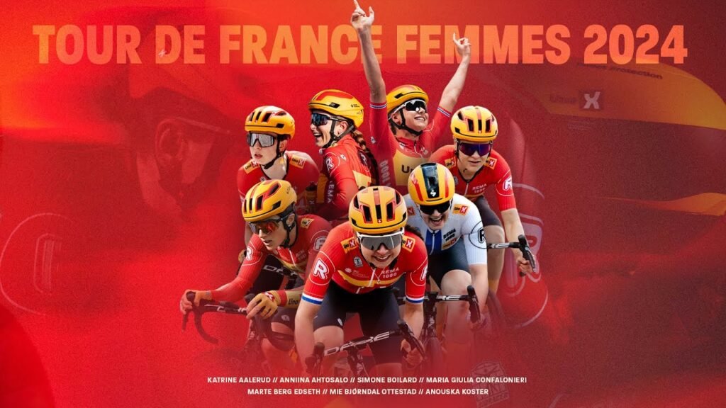 Uno X Mobility team for the Tour de France Femmes