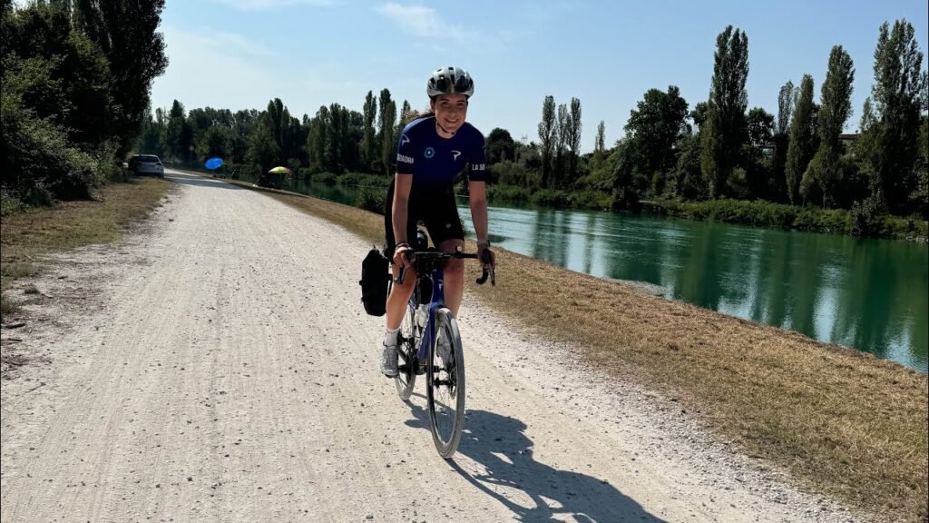CYCLING ITALY TO UK Day 1 221 MILES PINARELLO