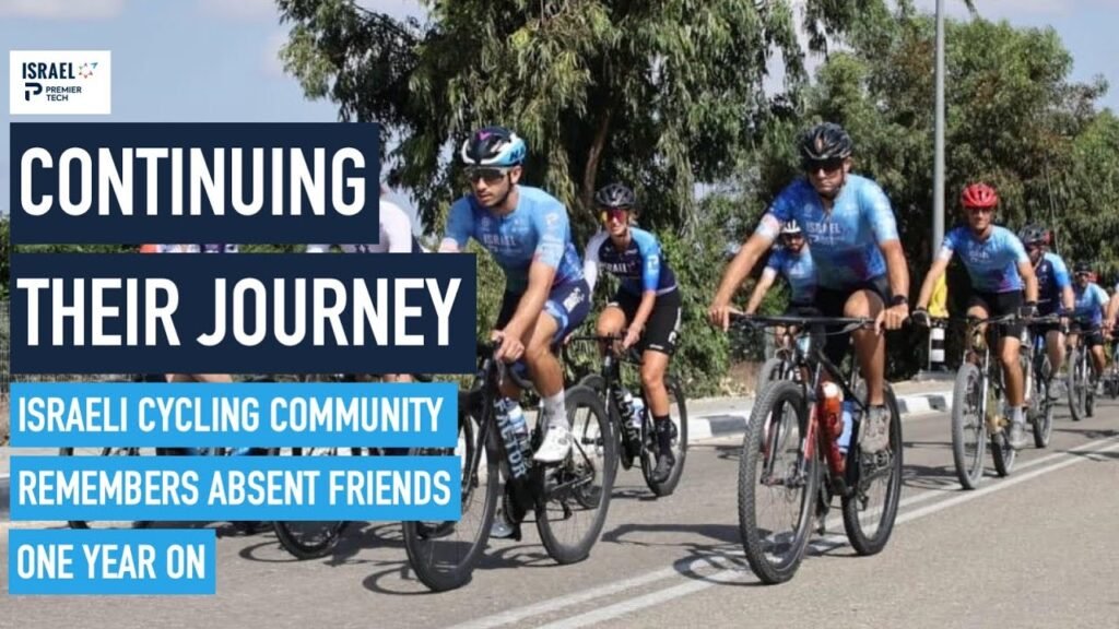 Continuing their journey Israeli cycling community remembers absent friends one