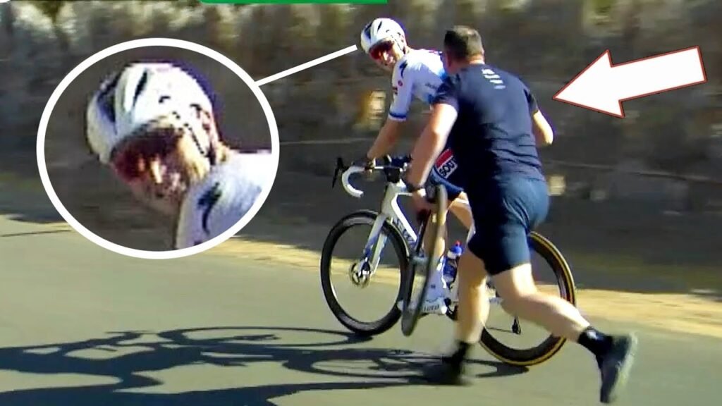 Sprinter Trolls Bike Mechanic Trying to Keep Up AlUla