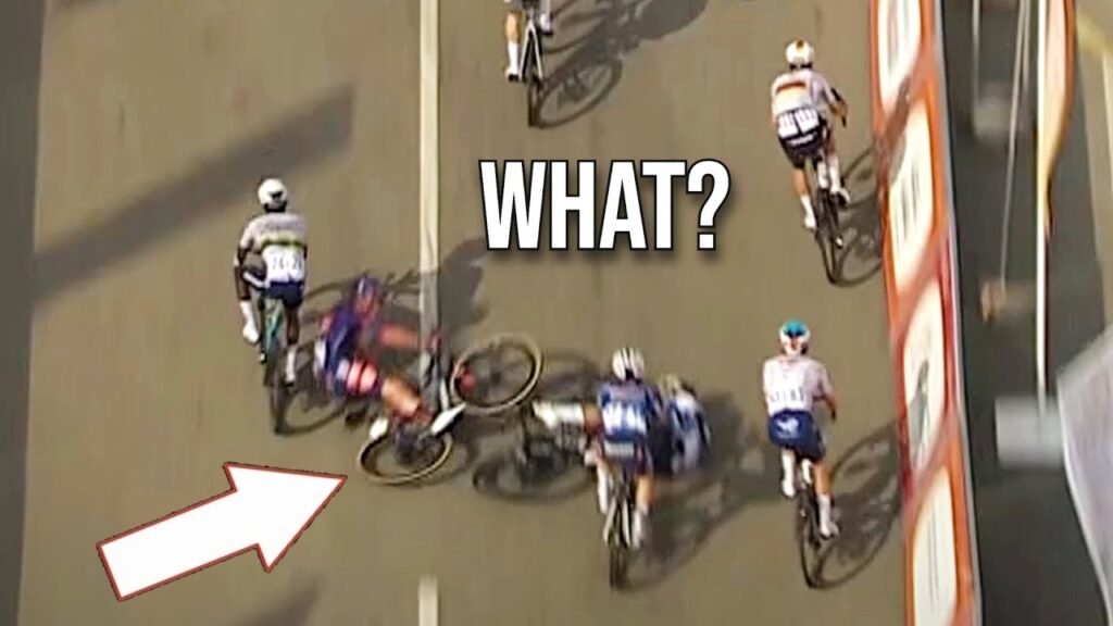 MADNESS Three Separate Crashes in One Sprint Finish