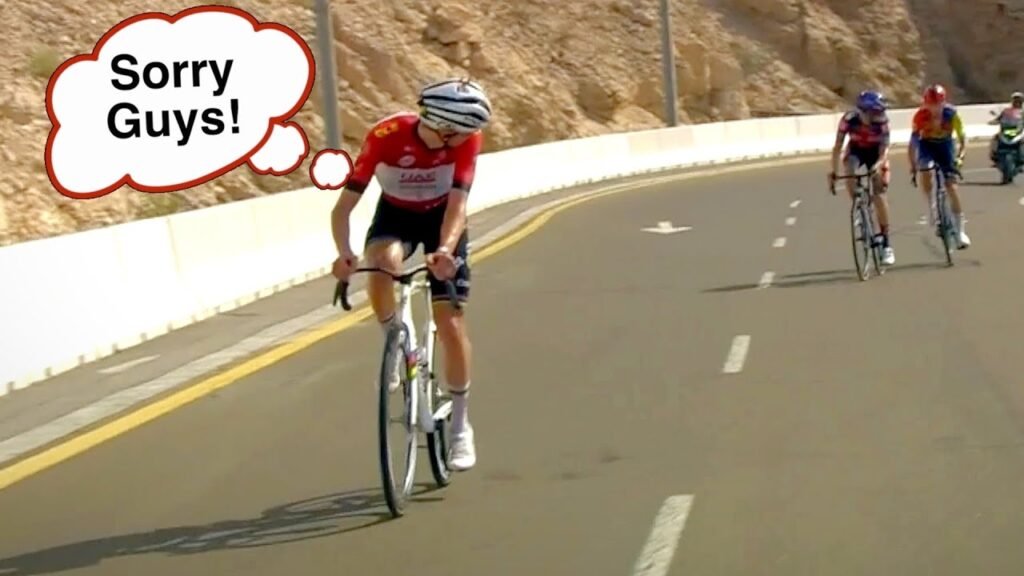 Tadej Pogacar Climbs Hafeet like a TRAINING RIDE UAE