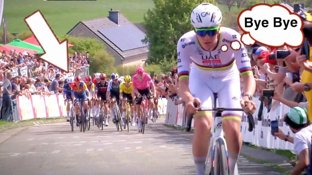 Tadej Pogacar Humiliates Peloton WITHOUT TRYING Liege Bastogne Liege 2025