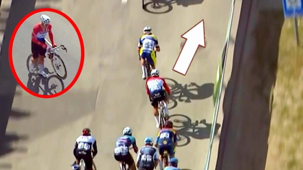 Dylan Groenewegen Mad Slingshot During Uphill Sprint Tour de