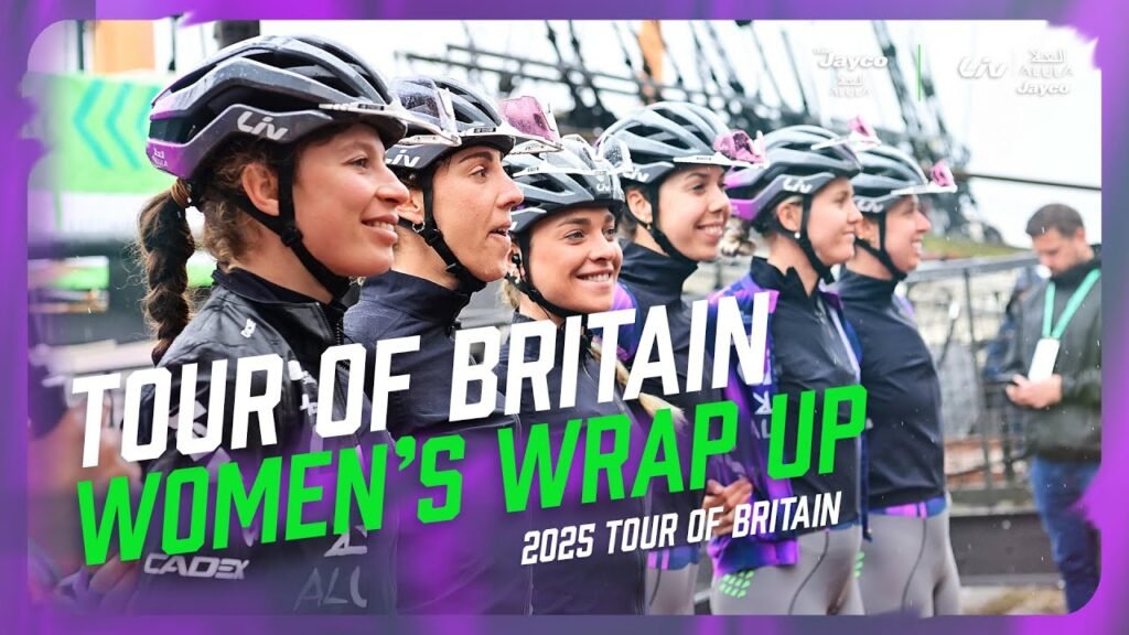 Behind the scenes @ the Tour of Britain Women 2025