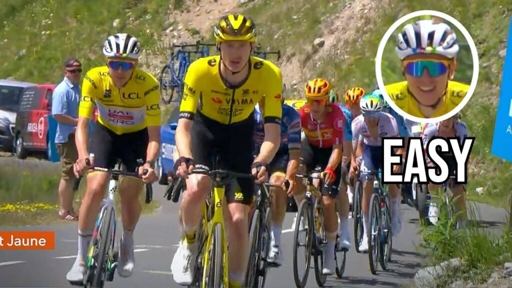 Tadej Pogacar LAUGHING Whilst Visma Try to Attack Criterium