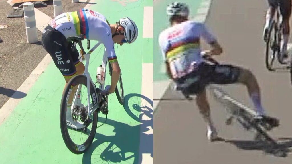 How did Tadej Pogacar Crash in HECTIC Final Tour de