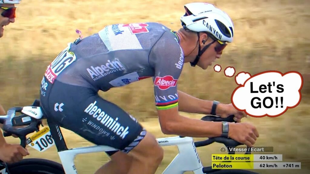 Mathieu van der Poel AURA FARMING Panics Whole Peloton