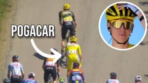 Tadej Pogacar MAD at Visma Lease a Bike For