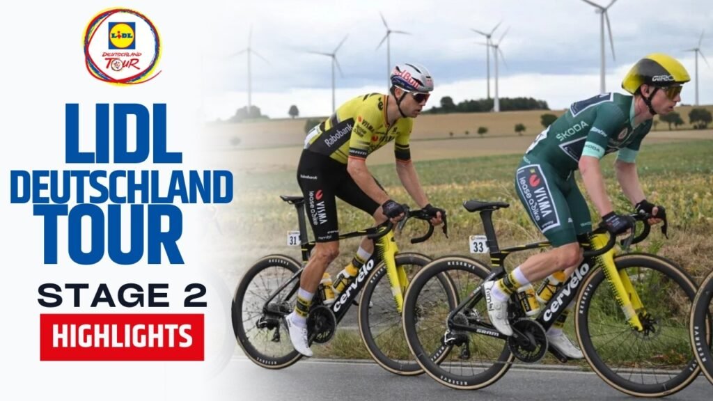 FULL GAS Lidl Deutschland Tour Stage 2 Highlights