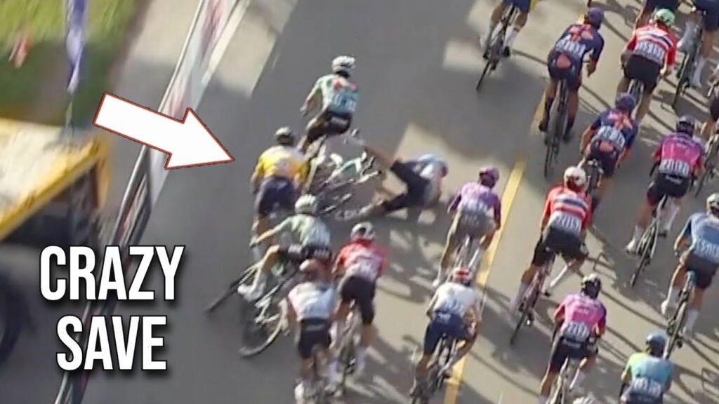 Inexplicable Crash after Gravel Sprint Stage Arctic Race of