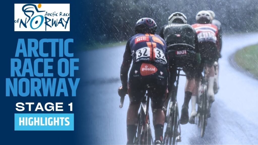 Tom Pidcock Arctic Chaos Rain Arctic Race of Norway
