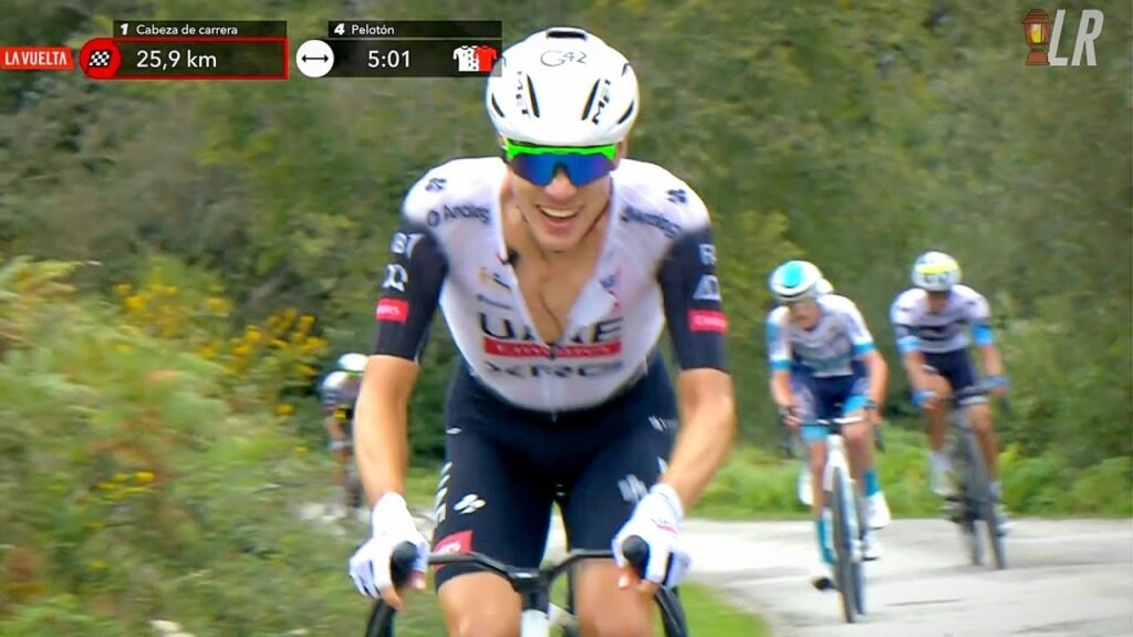 Is Juan Ayuso SMILING When He Attacks Vuelta a