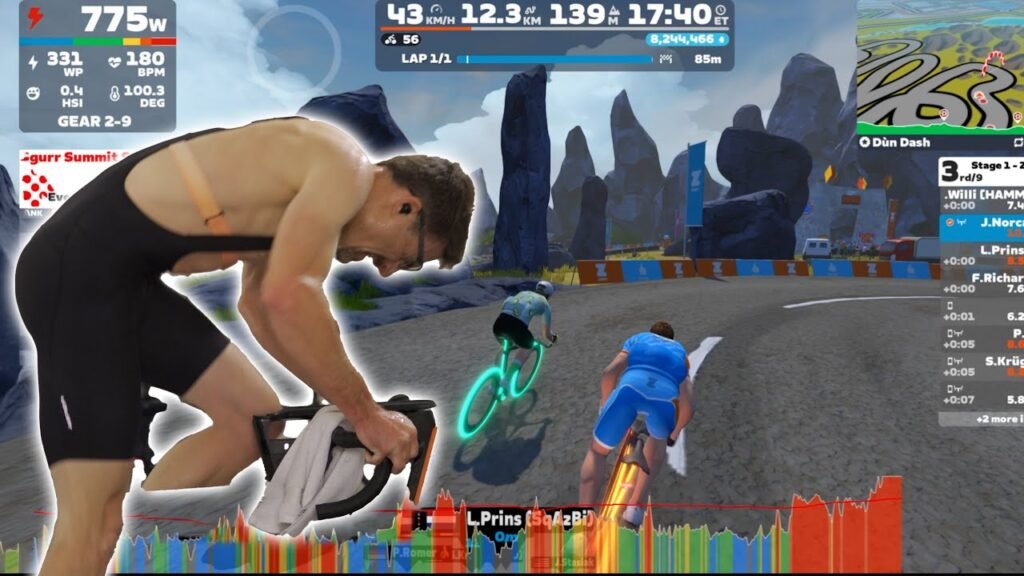 Digging DEEP My First Zwift Race in 4 months