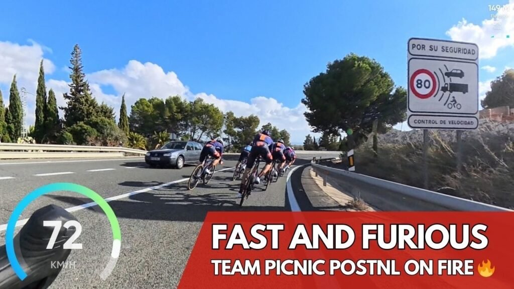 My FASTEST Descent to Calpe with Team Picnic PostNL
