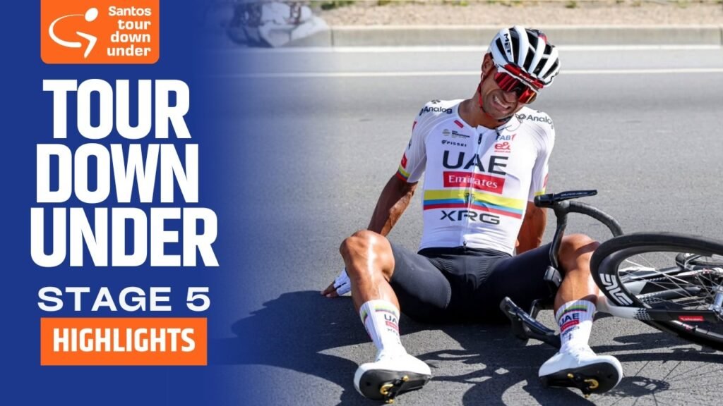 ATTACK AFTER ATTACK Tour Down Under 2026 Stage