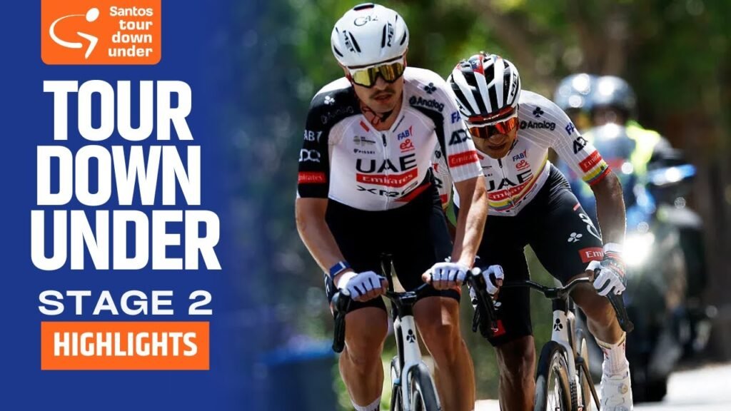 UAE TEAM TACTICS Tour Down Under 2026 Stage