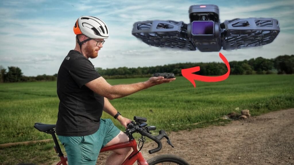 A Drone that FINALLY makes sense for Cyclists The
