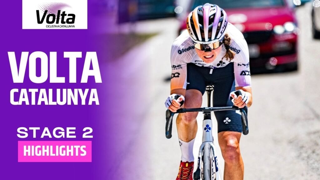 Can the Peloton Catch Her?! | Volta a Catalunya Femenina 2026 | Stage 2 | Highlights 1 Can the Peloton Catch Her Volta a Catalunya Femenina