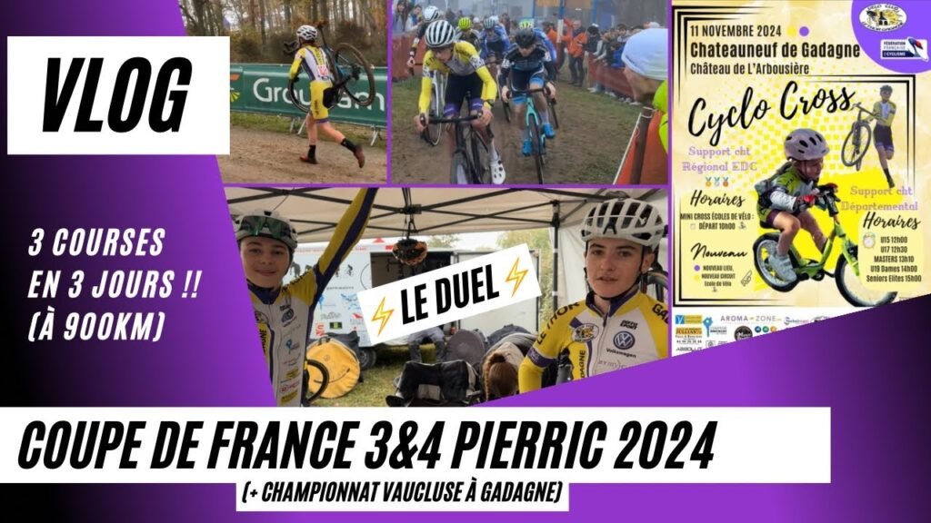 3 Courses en 1 Week-end !! VLOG à Pierric (et Gadagne) Coupe de France 3 et 4 (2024-2025) | Thegoodbiker 10 3 Courses en 1 Week end VLOG a Pierric et