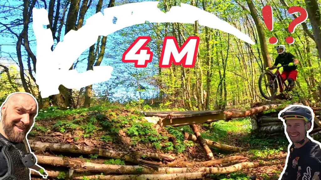 Vais-je oser sauter ce gap de 4 mètres ? | VTTavecunmecnormal 5 Vais je oser sauter ce gap de 4 metres