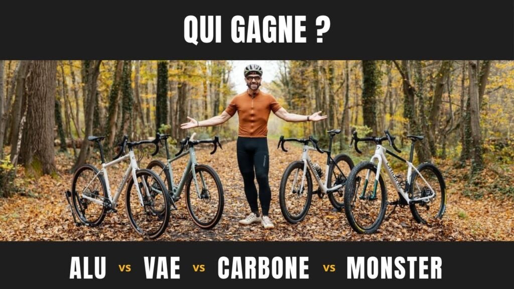 COMPARATIF ULTIME : ALU vs CARBONE vs VAE vs MONSTERCROSS : 1 circuit, 4 gravels, verdict terrain | Gravel & Bike 1 COMPARATIF ULTIME ALU vs CARBONE vs VAE vs MONSTERCROSS