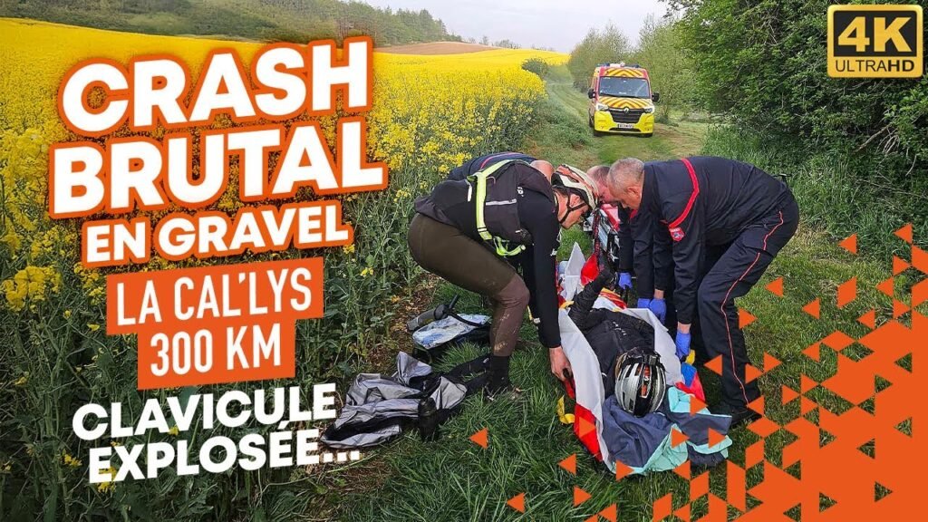 CRASH BRUTAL EN GRAVEL : CLAVICULE EXPLOSÉE SUR LA CAL'LYS 300 KM | LudoFlam 2 CRASH BRUTAL EN GRAVEL CLAVICULE EXPLOSEE SUR LA CALLYS