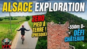 ALSACE VTT 550m de D sans poser le pied