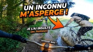 UN INCONNU MASPERGE EN VTT ma reaction est immediate