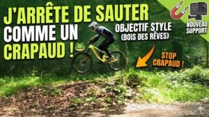 VTT Jarrete de sauter comme un crapaud Session correction