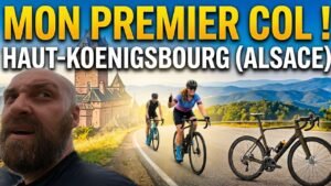 MON PREMIER VRAI COL A VELO Direction le Haut Koenigsbourg