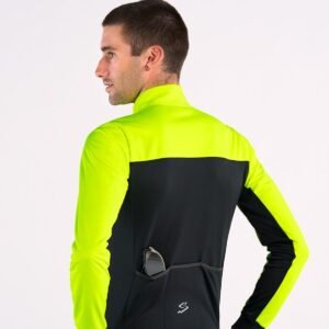 Chaqueta Membrana Anatomic Spiuk Amarillo High Visibility 3 Bicycles4ever