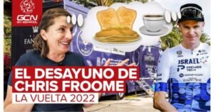 El desayuno de Chris Froome durante la Vuelta a Espana 2022 Ciclo News
