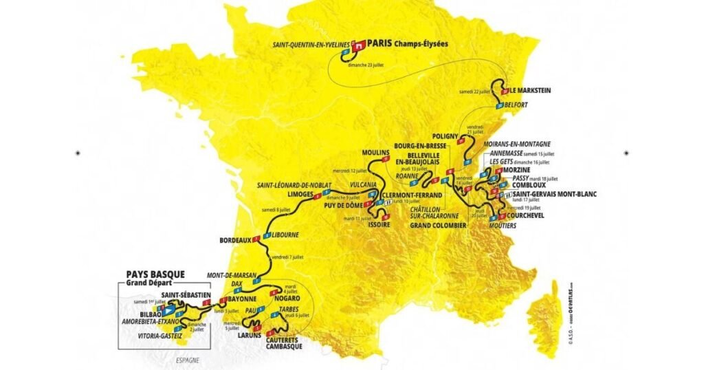Tour de Francia 2023: etapas, perfiles y el recorrido 3 Tour de Francia 2023 etapas perfiles y el recorrido Bicycles4ever