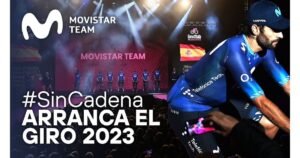 Presentacion del Giro de Italia 2023 con Movistar Team Bicycles4ever