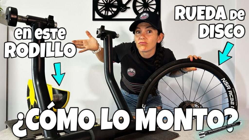 APRENDE COMO MONTAR una BICI de DISCO en RODILLO CONVENCIONAL