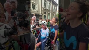Annemiek van Vleuten The Peoples Champion at TDFF2023