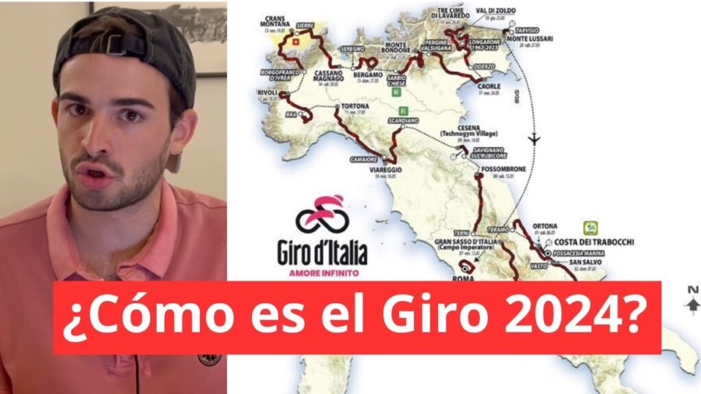 Así es el RECORRIDO del GIRO de ITALIA 2024 2 Asi es el RECORRIDO del GIRO de ITALIA 2024